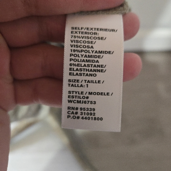 NWT James Perse Gray Taupe Cami Slip Dress, SIZE 1/S - Picture 6 of 12